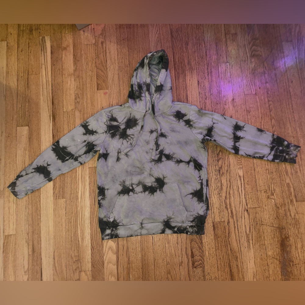 Green Tie-Dye Hoodie